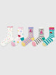 5 PCS Colorful Cartoon Socks
