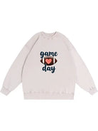 350g NFL Game Day Football Wash Old Cotton Sweatshirt Emma Bridess