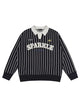 Sparkel Stripped Polo Sweatshirt Men