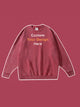 450g Custom Wash Color Basic Cotton Sweatshirt