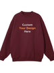 Custom Letter Printed Organic Cotton Sweatshirt