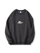 Paper Plane Heart Print Cotton Sweatshirt for Valentine's Day Emma Bridess