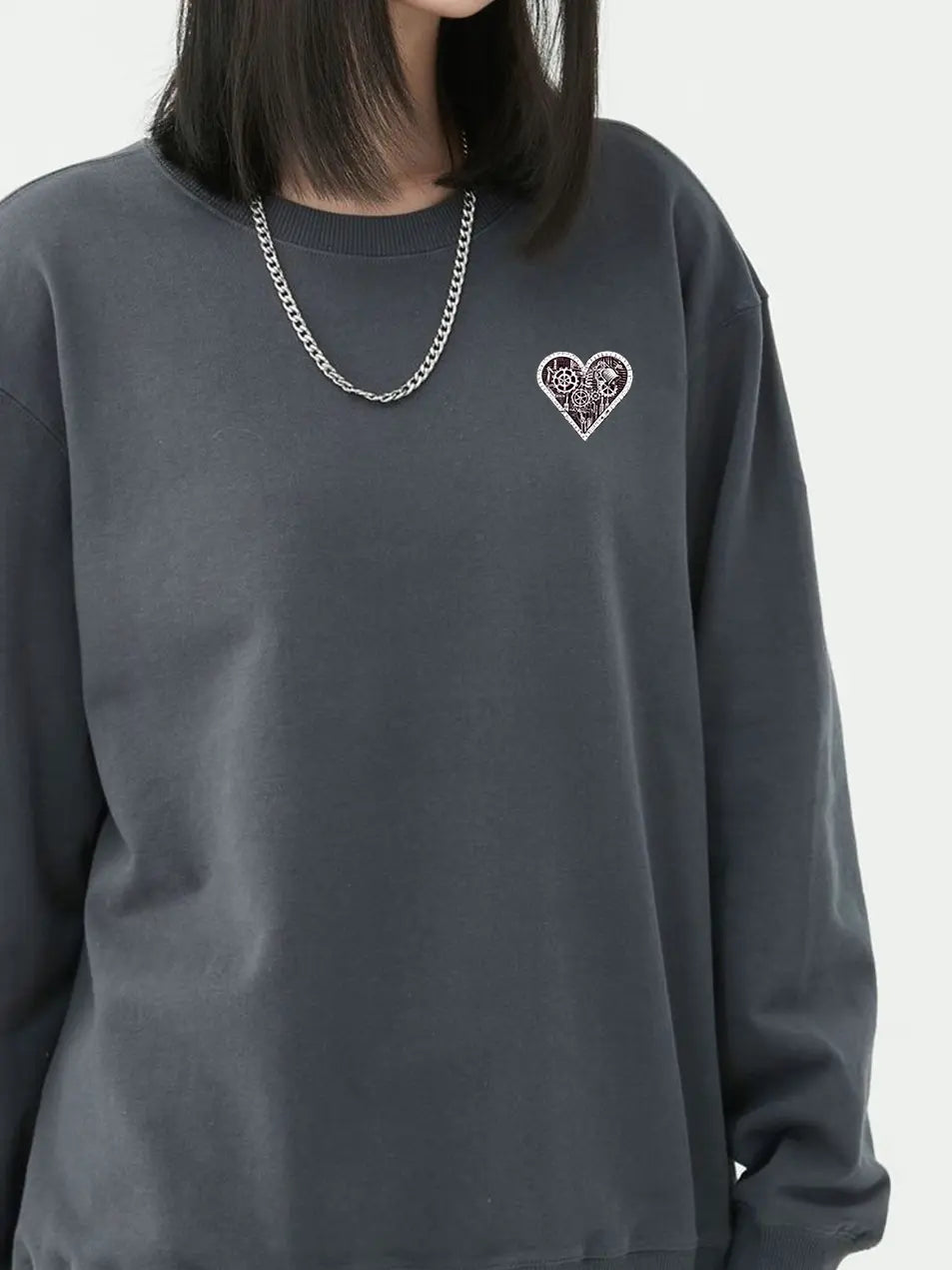 Mechanistic Love Printed Cotton Sweatshirt Emma Bridess