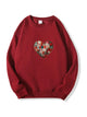 300g Valentine's Day Heart Love Cotton Sweatshirt Emma Bridess