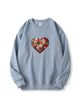 300g Valentine's Day Heart Love Cotton Sweatshirt Emma Bridess