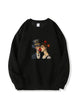 300g Oil Painting Love Printed Cotton Sweatshirt Emma Bridess