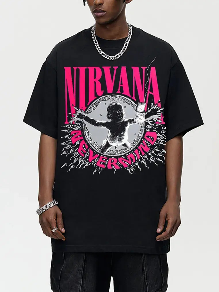 Never Mind Graphic Nirvana T shirt Emma Bridess