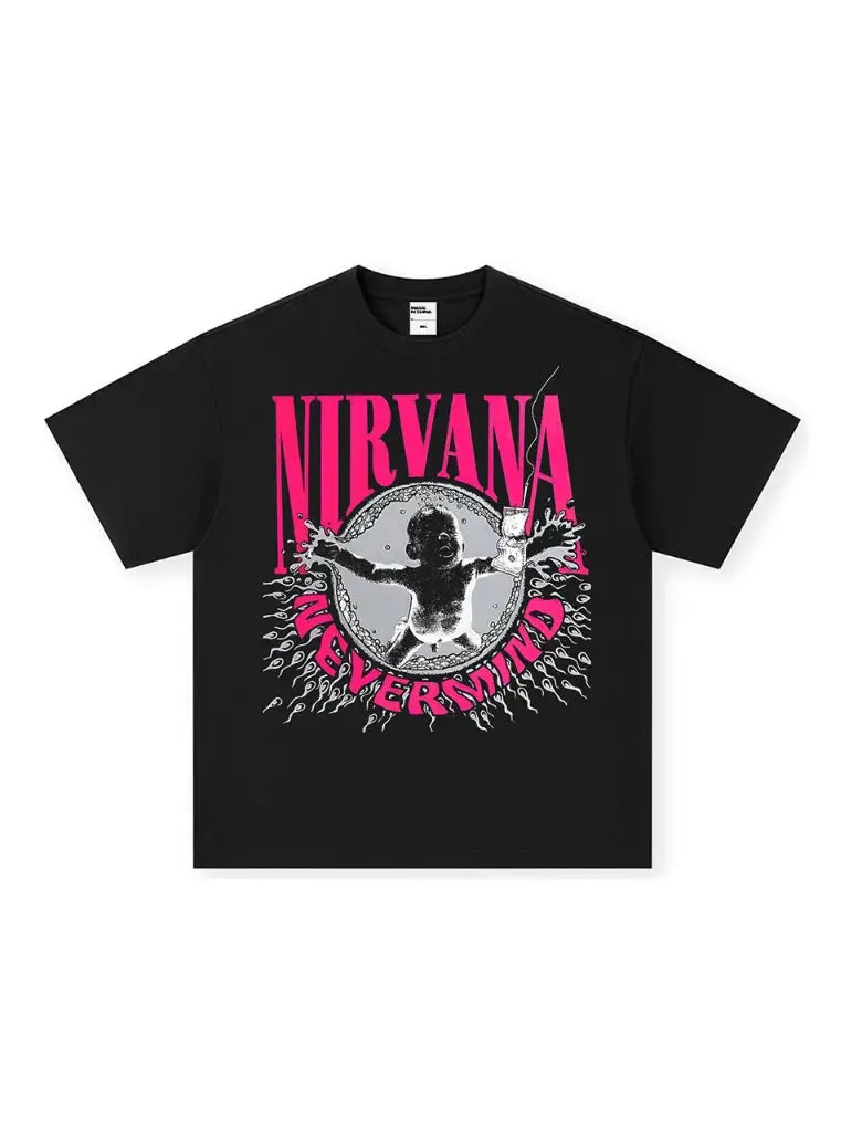 Never Mind Graphic Nirvana T shirt Emma Bridess