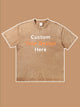 Custom Your Design Here Embroidery T-Shirt