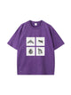 Vintage Insects Print Washed Cotton T Shirt