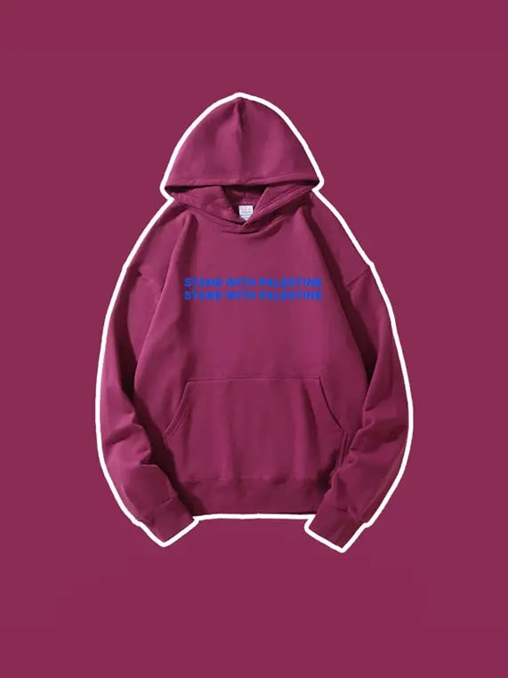 Stand with Palestine 420g Cotton Hoodie Emma Bridess