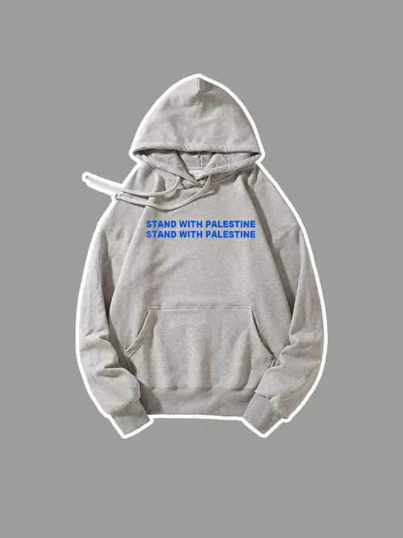 Stand with Palestine 420g Cotton Hoodie Emma Bridess