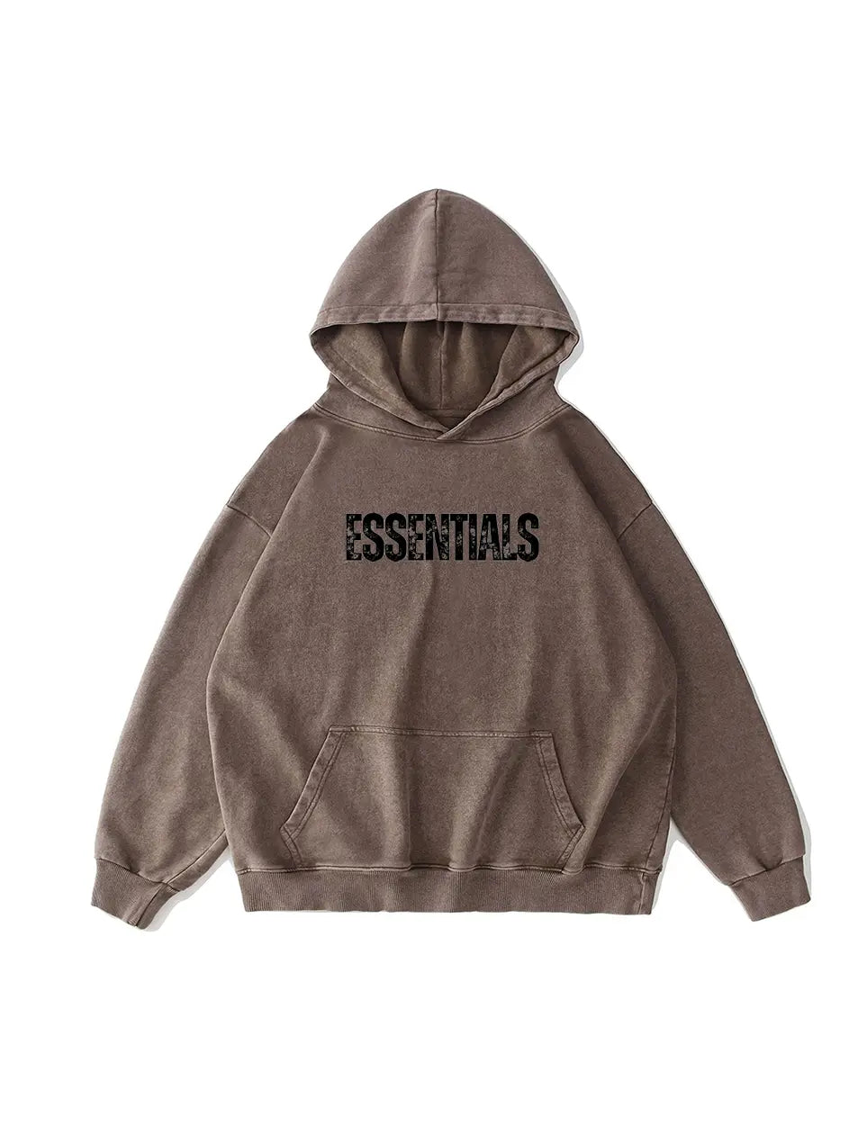 Wash Old 300g Cotton Hoodie Essential Letter Printed Hoodies