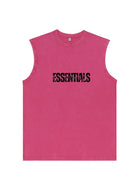 Vintage Wash Old Essential 230g Cotton Sleeveless T-shirt
