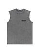Vintage Wash Old Essential 230g Cotton Sleeveless T-shirt