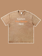 300g Custom Cotton Wash Old T-shirt Vintage Tee