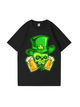 240g Guinness Printed Cotton T-shirt for St. Patrick's Day Emma Bridess