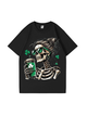 240g Lady Skull Printed Cotton T-shirt for St. Patrick's Day Emma Bridess