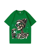 240g Lady Skull Printed Cotton T-shirt for St. Patrick's Day Emma Bridess