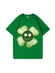 240g Cartoon Four Leaf Clover Cotton T-shirt for St. Patrick's Day Emma Bridess