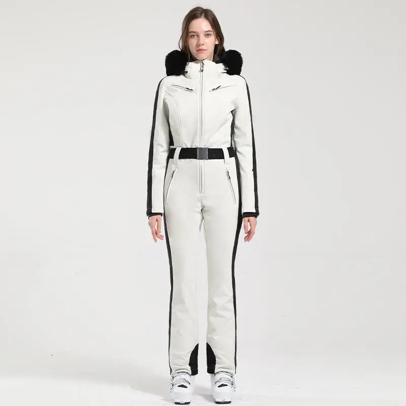 Women’s One-Piece Ski Jumpsuit Winter Snowsuit
