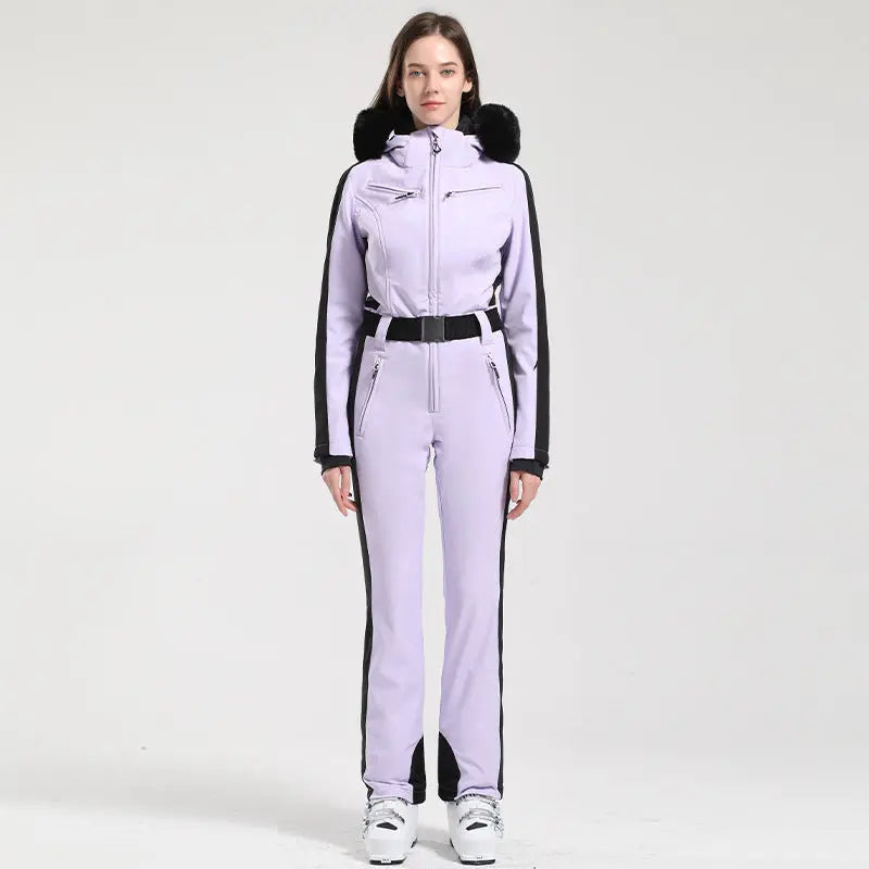 Women’s One-Piece Ski Jumpsuit Winter Snowsuit