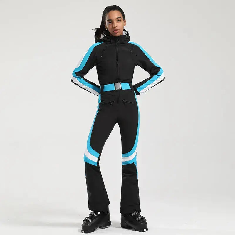Women’s One-Piece Snow Jumpsuit Winter Ski Suit