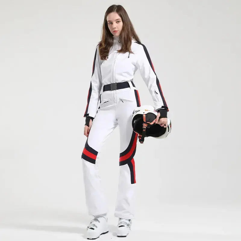 Women’s One-Piece Snow Jumpsuit Winter Ski Suit