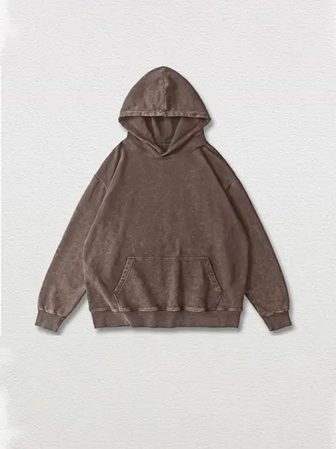 350g Vintage Wash Old Cotton Hoodie