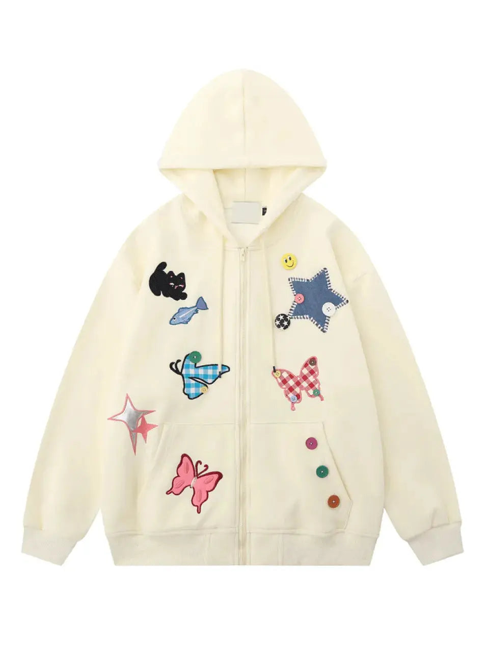 Cute zip up sweatshirts sale