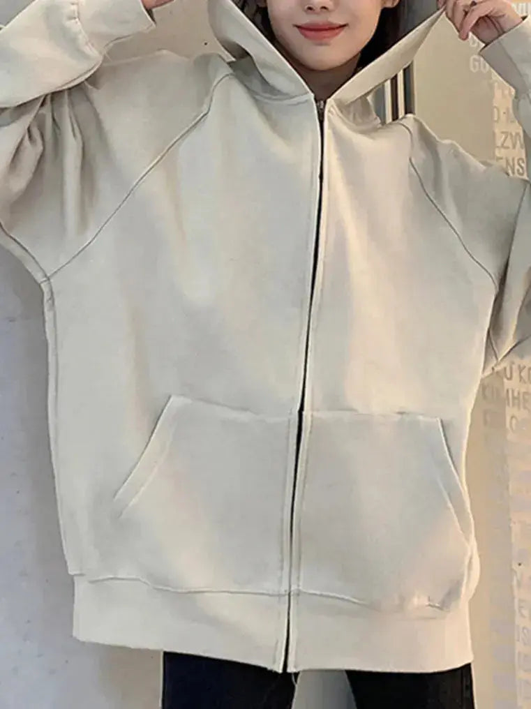 Unisex 1977 Essential Zip Up Hoodie – Emma Bridess