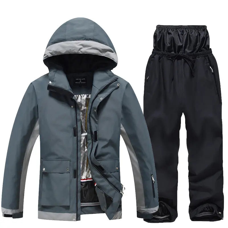 Women's Outdoor Ski Jacket and Pants Winter Suit