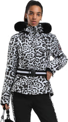 Women's Ski Jacket Snowboard Warm Winter Short Slim Snow Coat Jacket