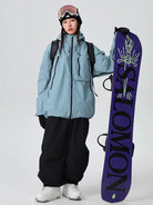 Unisex Baggy Freestyle Ski Suit One Piece Snowboard Outfit