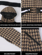 Women's Ski Jacket Snowboard Warm Winter Short Slim Snow Coat Jacket