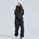 Women’s One Piece Hooded Ski Suit Winter Snowsuit Jumpsuit