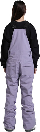 Womens Ski Bibs Snowboard Pants Snow Overalls Waterproof Windproof Winter Outdoor Sports