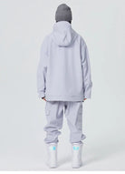 Women’s 2 Piece Ski Suit Set with Hoodie Jacket and Loose Pants