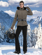 Women's Ski Jacket Snowboard Warm Winter Short Slim Snow Coat Jacket
