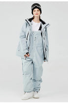 Chic Women Ski Snowboard Jacket & Bibs Pants Set