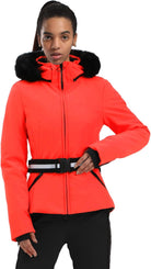 Women's Ski Jacket Snowboard Warm Winter Short Slim Snow Coat Jacket