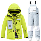 Women’s Winter Hooded Ski Overalls One Piece Snowsuit