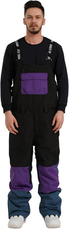 Womens Ski Bibs Snowboard Pants Snow Overalls Waterproof Windproof Winter Outdoor Sports