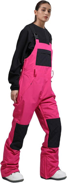 Womens Ski Bibs Snowboard Pants Snow Overalls Waterproof Windproof Winter Outdoor Sports