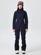 Women's One-piece Slim Ski Suits High elasticity Snow Jumpsuit